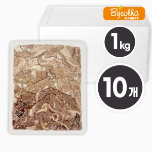 춘풍접객 삶은 돼지 모듬내장 슬라이스 1kg (10개) 대용량 국밥 오소리감투 돼지부산물