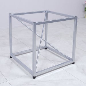 소파테이블다리 실버 철제 20각 식탁다리 업소용 사무실 회의실 탁자