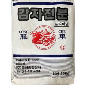 용차 프리미엄감자전분 20kg 덴마크 독일산 감자전분 100%