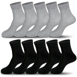 [1+1] 면 100 무지 중목 남성양말 총10켤레 신사 정장 양말