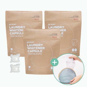 [세탁망증정] 닥터퓨리 산소계 표백제 캡슐타입 과탄산소다 13g, 90개