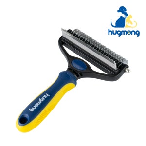 허그몽 강아지빗 고양이빗 대형견 죽은털 제거 털갈이빗 브러쉬 이중모