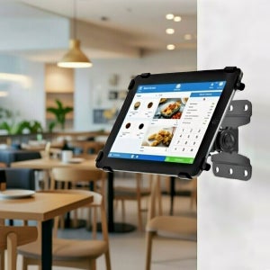 태블릿 벽걸이 거치대 브라켓 매장 POS 아이패드 갤럭시탭 각도조절 회전 Ti-TAB