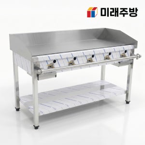 업소용 그리들 1500 12T 가스렌지 부침기 LPG 철판 패티 볶음