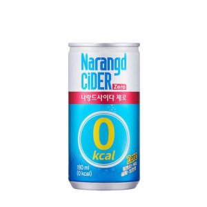동아오츠카 나랑드 사이다 180ml X 30캔 (1박스) 제로칼로리 음료수 탄산