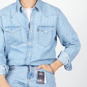 리바이스 남성 레드탭 데님 셔츠 청남방 ( 3Color )