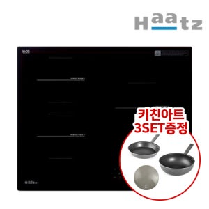 하츠 코지 3구 인덕션 전기레인지 IH-3605TTLB