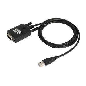USB TO RS232 시리얼 포트 통신 변환 컨버터 케이블 1.6M