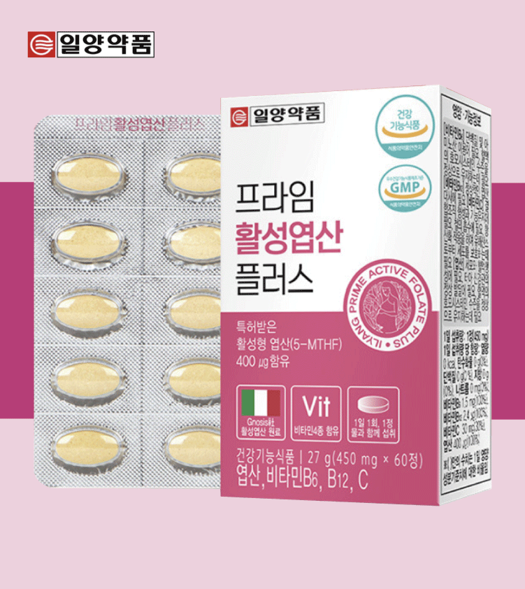 활성엽산 임신준비 엽산 영양제 엽산효능 임산부 2개월