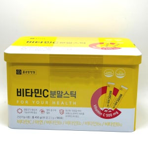 종근당 건강 비타민C 분말스틱 가루 비타민씨 아연 한포 2.5g X180포