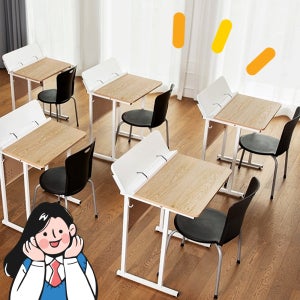 독서실책상 중학생책상 학원용 1인 스터디카페책상