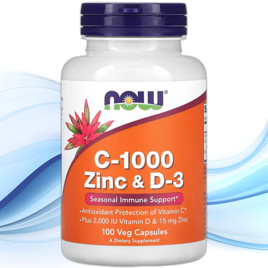 나우푸드 <b>C-1000</b> Zinc D-3 비타민C 1000 아연 비타민D3 100캡슐