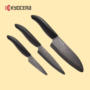 Kyocera 교세라 세라믹칼 세트 어드밴스 3세트 블랙 검정 과도 칼세트 집들이선물