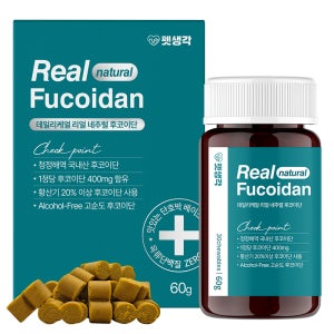 펫생각 리얼 후코이단 강아지 종합 영양제 면역력 소화 혈행 피부 항산화제 30정, 1개