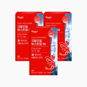 퍼니트 이상우 크릴오일 부스트업 30캡슐, 3개