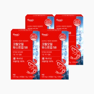 퍼니트 이상우 크릴오일 부스트업 30캡슐, 4개