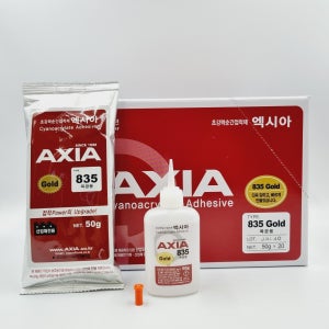 엑시아 835 50g 1박스(20개입) 초강력 순간접착제 목재 목공 다공재질 순간본드