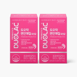 듀오락 편안해질 질 유산균 30캡슐, 2개