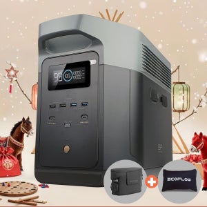 에코플로우 델타2 맥스 EFD350 2048Wh 리튬인산철 파워뱅크 캠핑 차박 낚시 AB