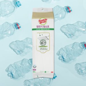 3M 정전기 청소포 표준형 60매 엠보싱 무자극 찌든때 기름때 얼룩