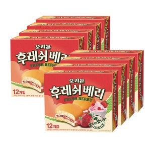 오리온 후레쉬베리 336g, 8개, 1BOX