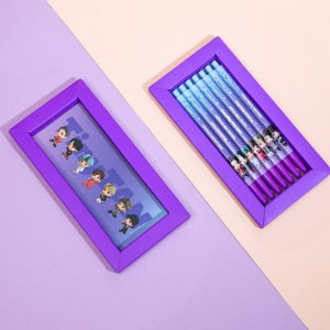 모나미 BP 153 타이니탄 다이나마이트 7본입 볼펜 세트 한정판 정국 지민