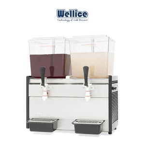 웰아이스 냉음료 디스펜서 LJ 18x2, 18리터 2구