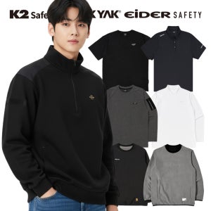 K2 블랙야크 아이더 티셔츠 봄 여름 카라티 맨투맨 자수 반팔 긴팔 남성 여성 작업 등산