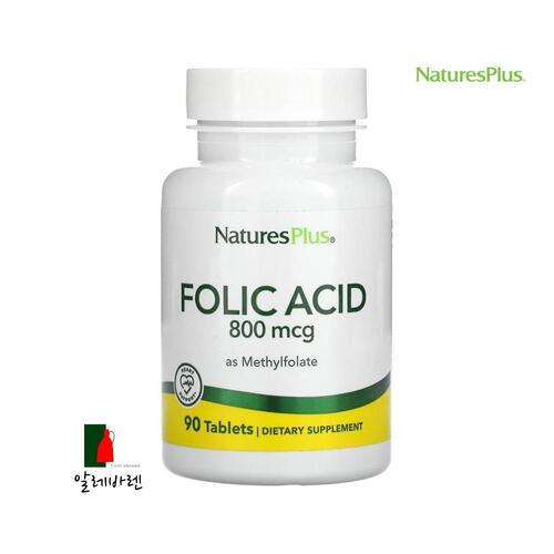 <b>네이처스플러스</b> <b>엽산</b> <b>메틸</b> 폴레이트 800mcg 90정