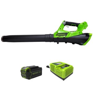그린웍스 G-MAX 40V 충전송풍기 40V 5.0AH 1팩 엑시엘브로와 BL모터 속도조절