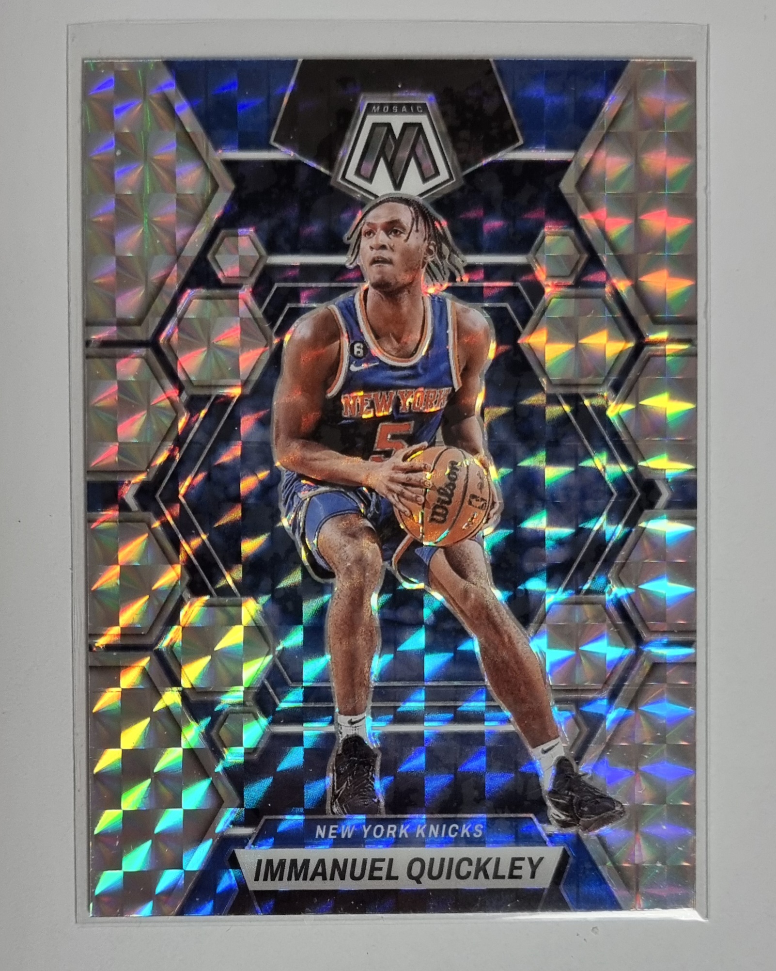 [천냥카드/설명필독] 임마뉴엘 퀵클리 2022-23 Mosaic Silver Mosaic Prizm No-63 NBA카드
