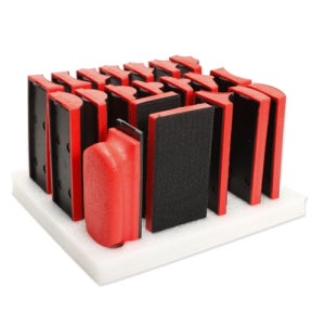 오키토 GM-HS20 핸드샌더 20pcs 찍찍이타입 사포6장포함