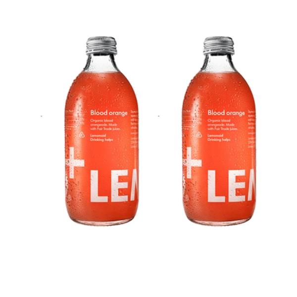 <b>풀무원</b> [신제품] 레몬에이드 플러스 유기농 블러드오렌지 (330ml)X2병 [상큼한 한입 건강한 드링크]
