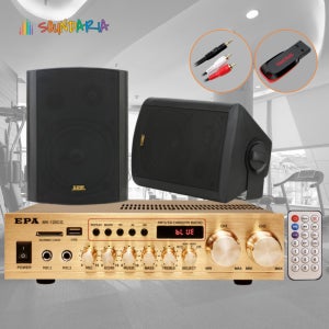 업소 앰프 스피커 매장 카페 미용실 사무실 식당 가게 MK-120CG KPR-160S 2개