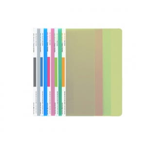 MBRO A4 라운드 둥근 인쇄 쫄대 화일 파일 6mm 8mm 10매 1팩 5컬러