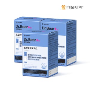 [네이버단독] 대웅제약 닥터베어EX 프로바이오틱스 면역 유산균 락토바실러스 플란타럼 3박스 (3개월분)
