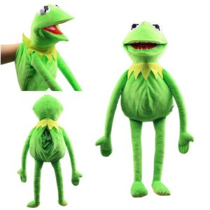 푸바오 판다 에버랜드 굿즈 선물 커밋 개구리 재미있는 플러시 인형 손 책가방 동물 장난감 아기 큰 복수술사 성능 소품