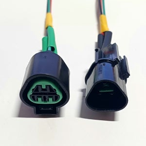 HID 액추에이터 안개등 3핀 커넥터 1895903114AS 1896003114AS KUM_NMP_03F KUM_NMWP_03M 호환 배선 DIY용