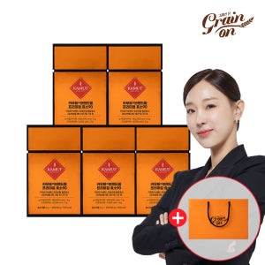 그레인온 카무트 브랜드밀 프리미엄효소90 30포, 5개