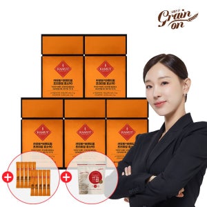 그레인온 카무트 브랜드밀 프리미엄효소90 30포, 5개