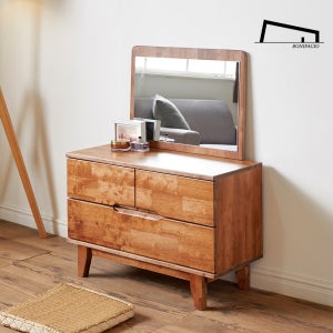 보니파시오 마르고 원목 좌식 서랍화장대+거울 BPT-402