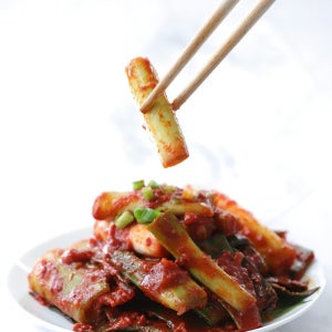 청우 맛있는 파김치 대파 김치 업소용 중국산 수입 10kg, 1개