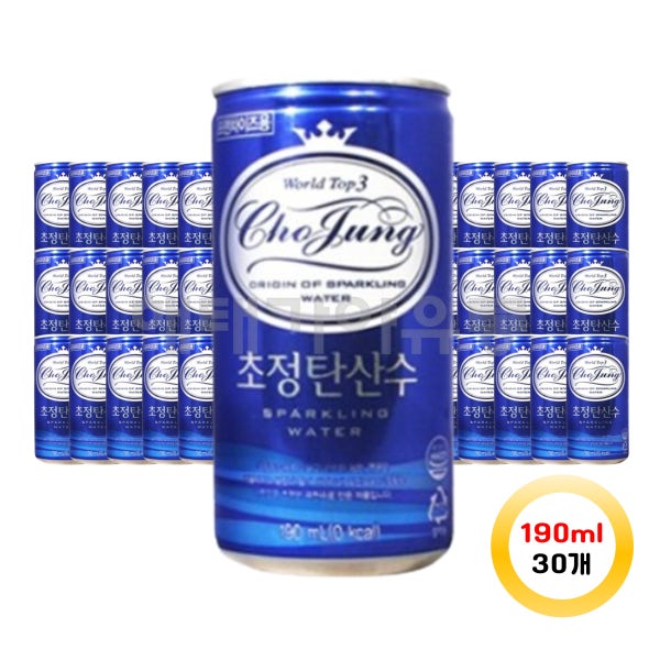 일화 초정탄산수 190ml 30캔