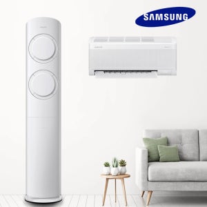 에어컨신 삼성 AI 비스포크 Q9000 투인원 에어컨 56.9+18.7m 철거무료 AF60F17D11WRS