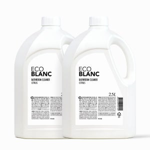 에코블랑 욕실세정제 타일 변기청소 아기욕조 다목적세정제 2.5L, 2개
