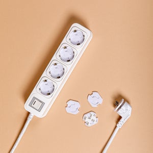 루보 아기 유아 안전 콘센트마개 안전용품 콘센트 보호 커버 12P