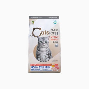 캐츠랑 20kg 전연령 대용량 길냥이 점보 사료 캣츠랑 비타플러스