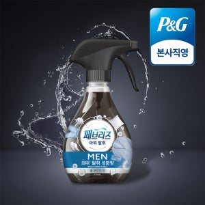 페브리즈 섬유탈취제 섬유향수 강력탈취 포맨 쿨 아쿠아 향 본품 370ml 1개