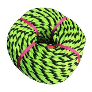 형광로프 (녹+검) 14파이 롤 KSM4310