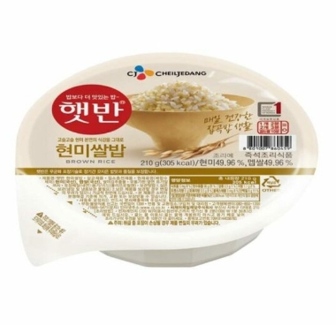 (최신제조) <b>CJ제일제당</b> 햇반 현미쌀밥 210g X36개 소비<b>기간</b>12월이후 당일출고 구독가능